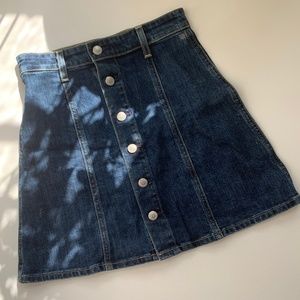 Alexa Chung for AG denim button up skirt - size 25